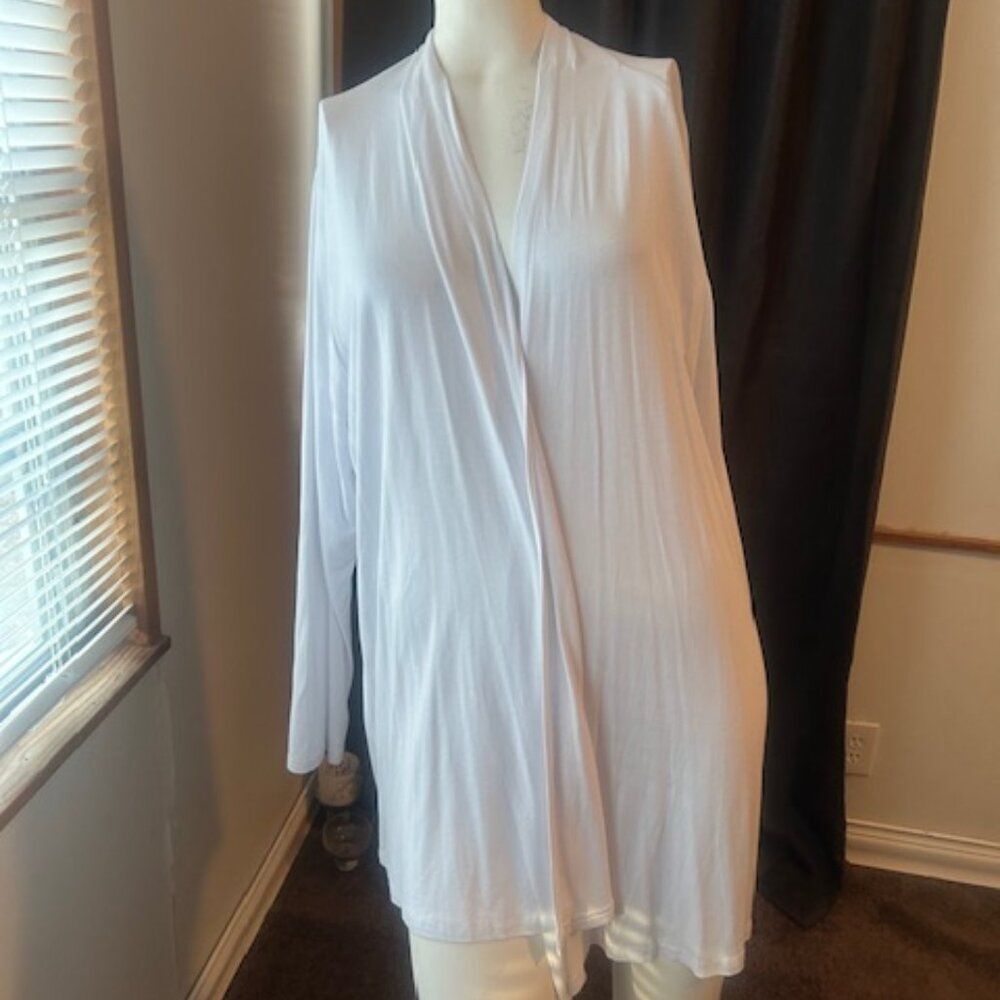 Newchoice White open cardigan, size XXL